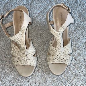 Audrey Brooke 5 inch Wedge Heel Espadrille, women’s 8.5